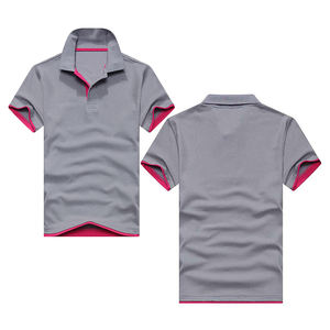 Polo informal para hombre al por mayor, camisa deportiva de manga corta y talla grande, camisa polo de algodón y poliéster de alta calidad - Product Image 4