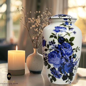 Handcrafted Meena Coated Cremation Urns Elegant <b>Keepsake</b> & Adult Urns Leakproof Engravable Memorial <b>for</b> <b>Ashes</b> - Product Image 6