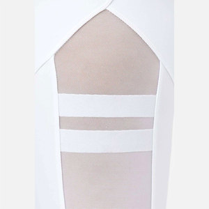 Seamless Women's Yoga Leggings Mid Elastic Waist Solid Pattern <b>Tummy</b> <b>Control</b> Eco-Friendly Premium Design <b>Pants</b> - Product Image 6