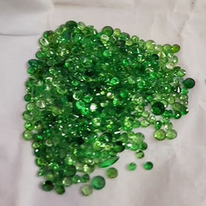 495 pièces de Tsavorite naturelle 1.5mm 2mm 3mm facette ronde 22 Cts Lot Iroc ventes vert tsavorite qualité pierres précieuses coupées 80 $ US pour tous - Product Image 4
