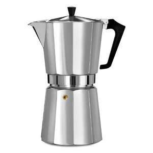 Cafetera italiana Italexpress Moka Pot de 6 tazas, de aluminio, para usar en la estufa. - Product Image 1