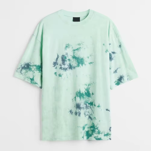 T-shirt à épaules tombantes 100% coton imprimé peinture pour hommes Loose Fit Oversized Baggy Streetwear Custom Style Tee - Product Image 6