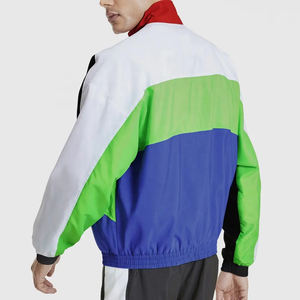 Couleur personnalisée bloqué Softshell hommes Parka léger hiver imperméable coupe-vent support à capuche poches cachées grande taille - Product Image 5