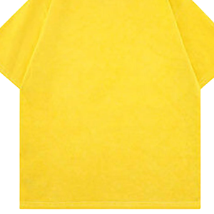 Camiseta Amarilla Extra Grande de Estilo Vintage, Lavada, de Algodón Grueso, para Hombre, Ropa Urbana, Camiseta Lisa de Primera Calidad, Unisex, Venta al por Mayor, Personalizable - Product Image 6