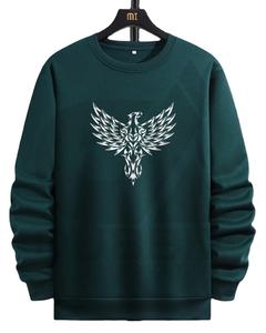 Sudadera con estampado Uni-Sex Estilo cómodo 100% Poliéster Diseño de pegatina personalizable Color Logo Ringer Sudadera - Product Image 1