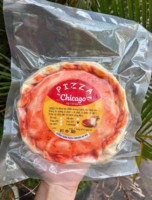 Sacs sous vide PA PE haute barrière pour l'emballage d'exportation de pizzas surgelées |   Scellage sur trois côtés personnalisé Vietnam