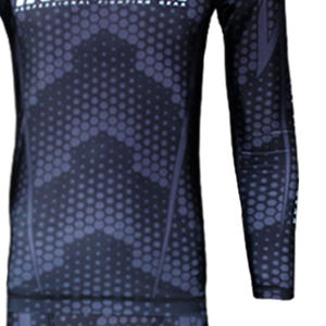 Ensemble de sport MMA pour hommes : Legging et Rash Guard respirants, anti-UV, avec logo personnalisé par sublimation – Meilleur style en gros - Product Image 6