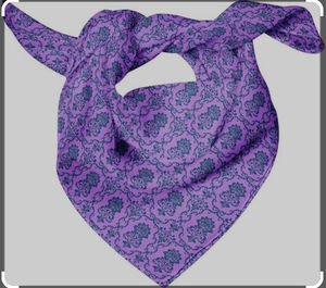 Bandana en coton de luxe, best-seller, avec logo personnalisé imprimé, foulard carré en soie pour femmes, pour la saison hivernale, écharpes et foulards - Product Image 2