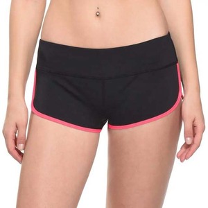 Pantalones cortos holgados de cintura elástica para mujer, Shorts de entrenamiento para gimnasio, Yoga, correr, color negro, OEM - Product Image 3