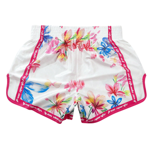High Quality Sublimated Floral Printed Muay Thai <b>Shorts</b> Custom <b>Kickboxing</b> & Grappling <b>Short</b> MMA Gear - Product Image 2