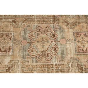 Tapis d'appoint vintage 3,7x6,1 pi (112x185 cm), tapis persan turc brun - Product Image 5