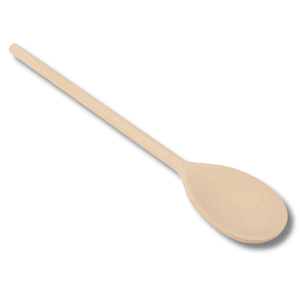 Cuchara Sueca de Madera de Haya de 25 cm, Lijada, Sin Acabado, para Cocina, Venta al por Mayor, Grabado de Logotipo Personalizado - Product Image 3