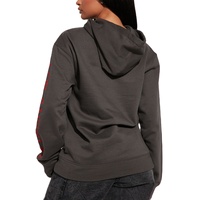 Sudadera con capucha gruesa y pesada con logotipo personalizado OEM, Sudadera con capucha de lana de 380 GSM, Sudadera con capucha 3D de peso pesado de Hip Hop para mujer