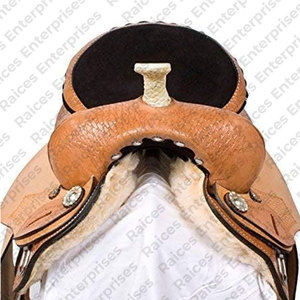 100% Top haute qualité en cuir véritable confortable quantité minimale de commande bas personnalisé cheval selle OEM Services conception Unique Western - Product Image 4