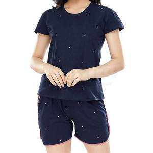 Breathable Women Two <b>Pieces</b> Short Sleeve Tshirt with Shorts Sets Sports Fitness <b>Outfit</b> Women Twin Set - Product Image 1