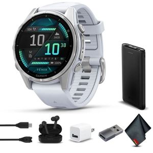 Multisport GPS Smartwatch 43MM Silver Sapphire AMOLED Display Fitness and Outdoor <b>Activity</b> <b>Watch</b> - Product Image 1