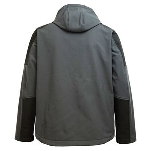 Chaqueta Softshell para Hombre con Capucha, Transpirable, Cómoda, con Estampado Personalizado en la Parte Delantera, Impermeable, Cortavientos, Informal, para Calle, en Oferta - Product Image 3