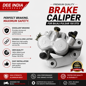 ชุดคาลิปเปอร์เบรกมอเตอร์ไซค์สำหรับ Bajaj Pulsar 150 DTSi |   คาลิปเปอร์เบรกดิสก์หน้า |   อะไหล่ทดแทนคุณภาพระดับ OEM - Product Image 3