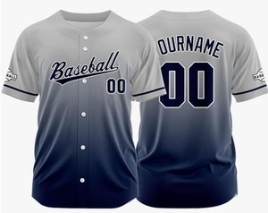Camisetas de béisbol transpirables cómodas personalizadas Juego de Nombres y Números personalizados para equipos deportivos Fans Ligas - Product Image 1