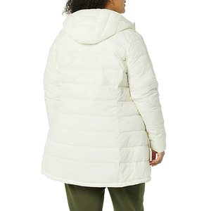 70% polyester 30% nylon femmes à la mode manteau de longueur de haute qualité pour femmes personnalisées veste bouffante - Product Image 5