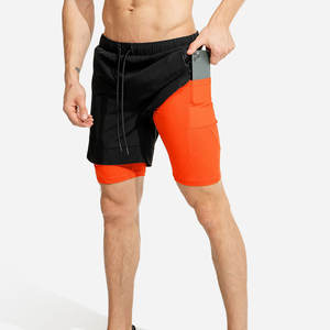 Shorts de sport décontractés confortables à taille mi-haute pour l'entraînement quotidien, la remise en forme, la course à pied, séchage rapide, écologiques, pour l'intérieur - Product Image 1