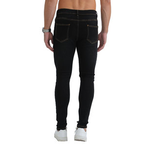 ผ้ายีนส์ยืดได้ทรงหลวมสไตล์คลาสสิกมีซิปสีคุณภาพสูงสำหรับผู้ชายไซส์พิเศษ - Product Image 2