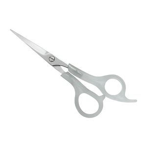 Ciseaux de coiffeur en acier inoxydable à vis dorées avec manche en plastique noir pour la coupe de cheveux professionnelle et les stylistes de salon - Product Image 6