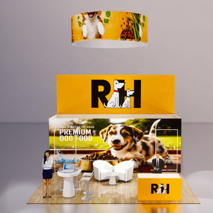 20x20ft Pet triển lãm thương mại gian hàng Backlit Modular gian hàng triển lãm nhôm EXPO đứng tradeshow gian hàng hiển thị cho petfood diễn đàn - Product Image 2