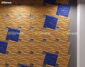 Panneau acoustique décoratif 3D moderne en fibre de polyester de type nuage écologique et insonorisé pour <span class=keywords><strong>Clou</strong></span> acoustique - Product Image 6