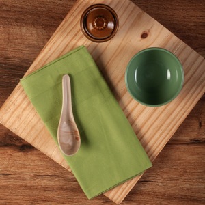 100% ensemble de serviettes en satin de coton à séchage rapide serviette en lin solide blanc tissé pour la maison hôtels restaurants utilisation durable de la cuisine - Product Image 1