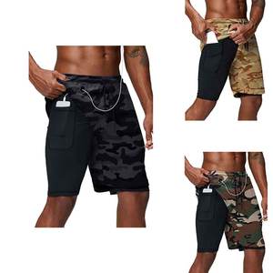 2 in 1 <b>Men's</b> <b>Short</b> Quick Dry <b>Men</b> Gym Sport <b>Shorts</b> Fitness <b>Jogging</b> <b>Mens</b> Workout <b>Shorts</b> With Pockets - Product Image 3