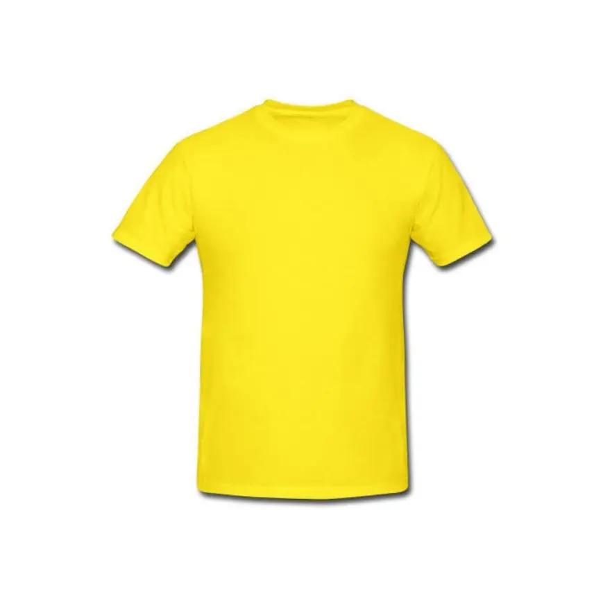 Yellow Color High Quality Oversize T Shirt Short Sleeve O necked Used Custom Logo Printed T Shirt For Mens From Bangladesh