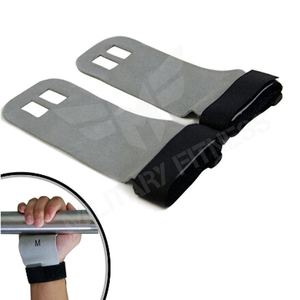 Poignée en cuir à bas prix fabriquée en usine pour les poignées de fitness croisées de levage d'entraînement pour les poignées de gymnastique de force de tractions - Product Image 4