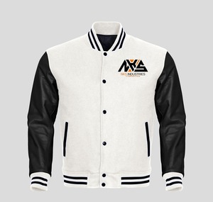 Unisex Custom Plus Size Varsity <b>Jacket</b> Winter Button Windproof Reversible <b>Canvas</b> OEM Manufacturer - Product Image 1