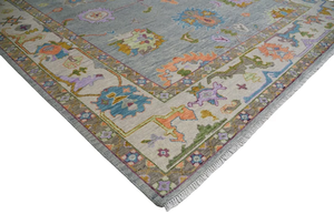 พรมโอเชาถักด้วยมือสไตล์โมเดิร์น9x12ฟุต, ทอจากผลงานชิ้นเอกของชาวเปอร์เซียขนแกะหรูหราสำหรับห้องนั่งเล่น - Product Image 6