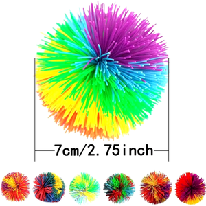 Muestra de juguetes blandos para aliviar el estrés, pelota <span class=keywords><strong>Koosh</strong></span> de silicona, pelota para apretar, juguete blando para niños, juguete sensorial elástico - Product Image 3