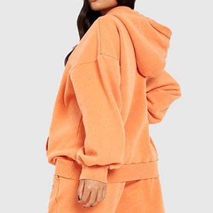 New Cotton Tracksuit for Ladies Casual Wear Oversized Streetwear <b>Drop</b> Shoulder <b>Acid</b> Wash Tracksuit - Product Image 6