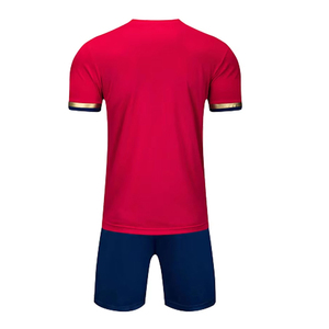 100% poliéster Francia camisetas de fútbol impresión por sublimación completa mejor diseño conjunto de uniforme de entrenamiento estilo con logotipo - Product Image 4