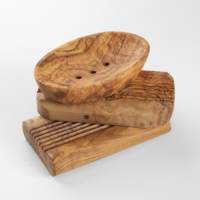 Porte-savon artisanal en bois d'olivier, imitation antique tunisienne, écologique, étanche, portable, design méditerranéen, pour salle de bain