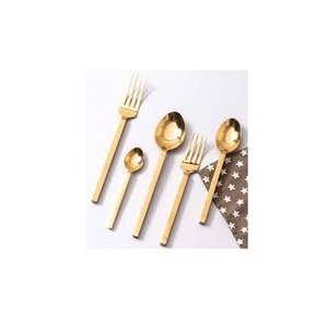 hot <b>sale</b> Royal gold cutlery stainless steel flatware <b>set</b> silverware luxury <b>knife</b> spoon fork <b>set</b> flatware <b>set</b> wedding hotel - Product Image 1