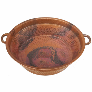 Bol de pédicure en cuivre profond pour spa des pieds, traitement cosmétique multifonctionnel et infusions à base de plantes - Product Image 4