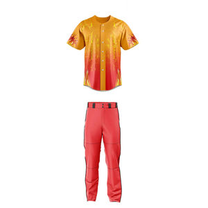 2026 meilleure qualité maillot de Baseball personnalisé conception uniforme sublimé jeune bouton vers le bas Softball uniforme de Baseball - Product Image 1