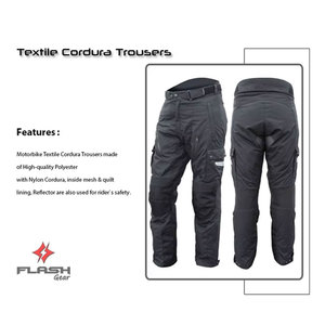 Custom Made Motorbike/Motorcycle Cordura Textile Trousers CE Protected 600D Waterproof Windproof Breathable Sportswear Plus Size - Product Image 3