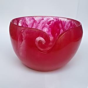 Tazón de hilo de resina moderno hecho a mano por artesanos indios con tazón de resina de primera calidad para tejer y ganchillo - Product Image 1