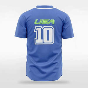 Premium Men's <b>Baseball</b> Jersey Terry Moisture Wicking, OEM Bulk Order - Product Image 4
