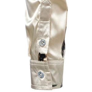 เสื้อเชิ้ตมีกระดุมสีพื้นสำหรับผู้ชายเสื้อมีกระดุมโลโก้แบบกำหนดเอง - Product Image 6