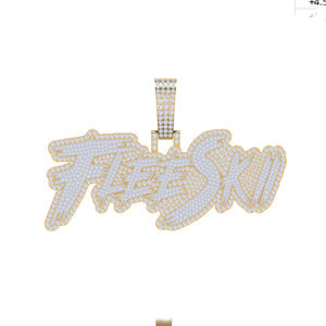 Pendentif en diamant cultivé en laboratoire 14K or E couleur brillant bijoux exquis classique anniversaire de mariage pour femmes - Product Image 3