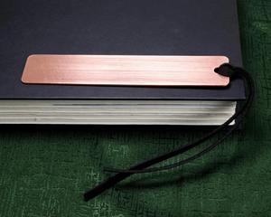 marcapáginas de cobre hecho a mano, marcapáginas personalizado, regalo único de aniversario, regalo para amantes de los libros, regalo romántico para lectores - Product Image 5