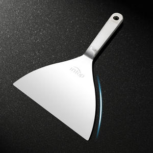Utensilios de cocina profesionales pala de <span class=keywords><strong>pizza</strong></span> espátula de cocina de acero inoxidable para teppanyaki Grill Pancake Steak BBQ hornear - Product Image 4