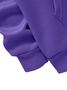 Personalizado para Kangaroo Pocket Fleece Hoodie 100% algodón liso teñido no tejido método hombres invierno transpirable a prueba de viento - Product Image 4